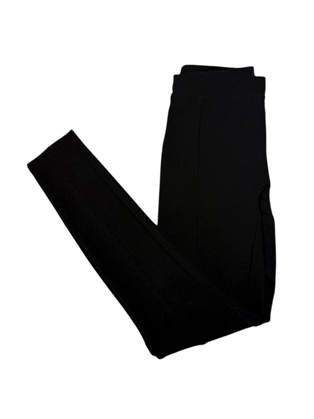 Assets by SPANX Red Hot Label Tailored Ponte Knit Pants Black Size Small